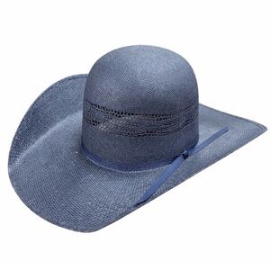 NEW Atwood Halfbreed Azul Straw Cowboy Hat Gray/Blue 7 1/8